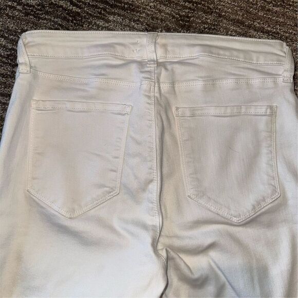 L’agence Women's White Skinny Jeans Size 29 Stretch Denim Contemporary - Picture 6 of 13
